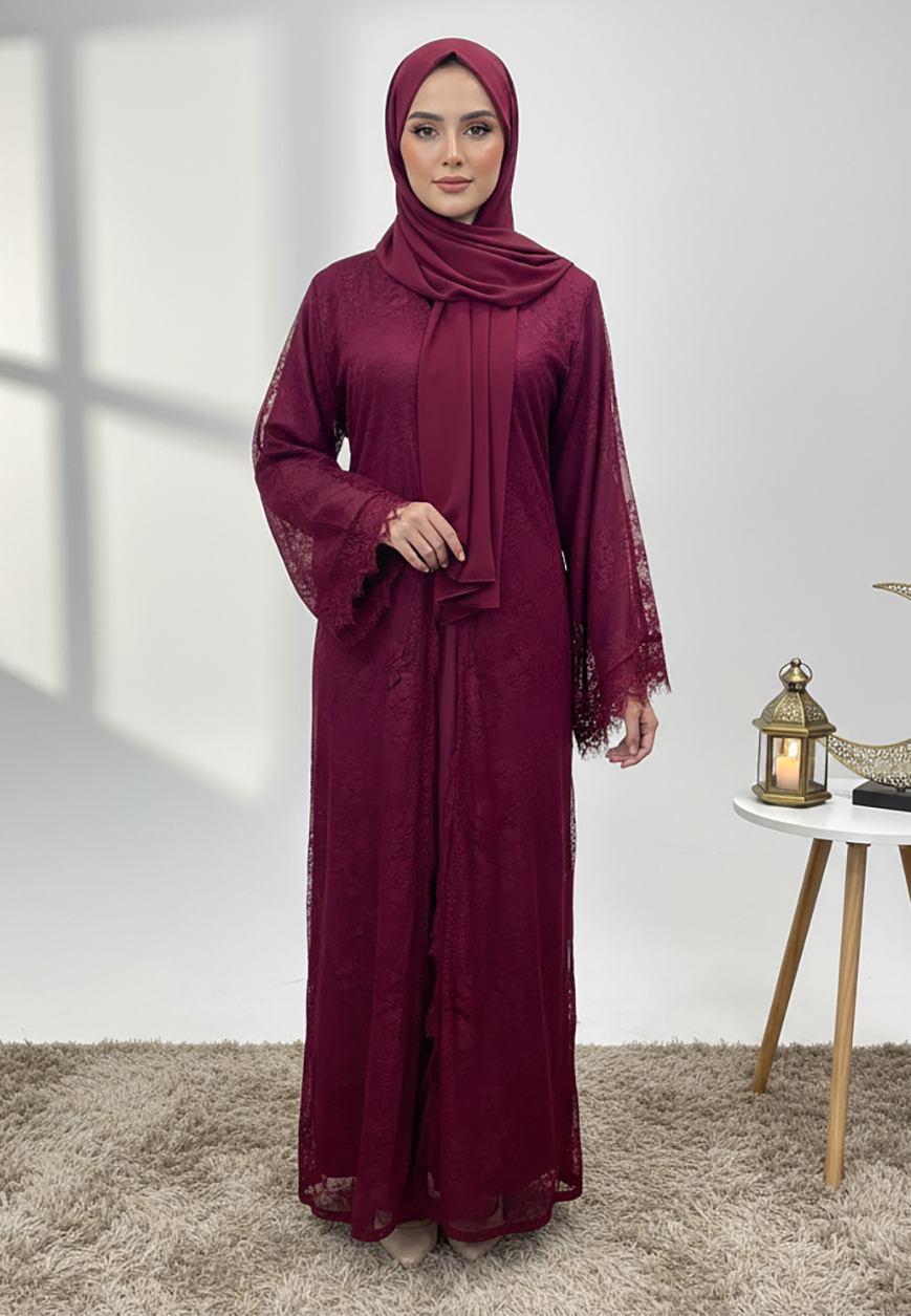 Dantil-Burgundy-Abaya-with-Nida-inner-lining-846