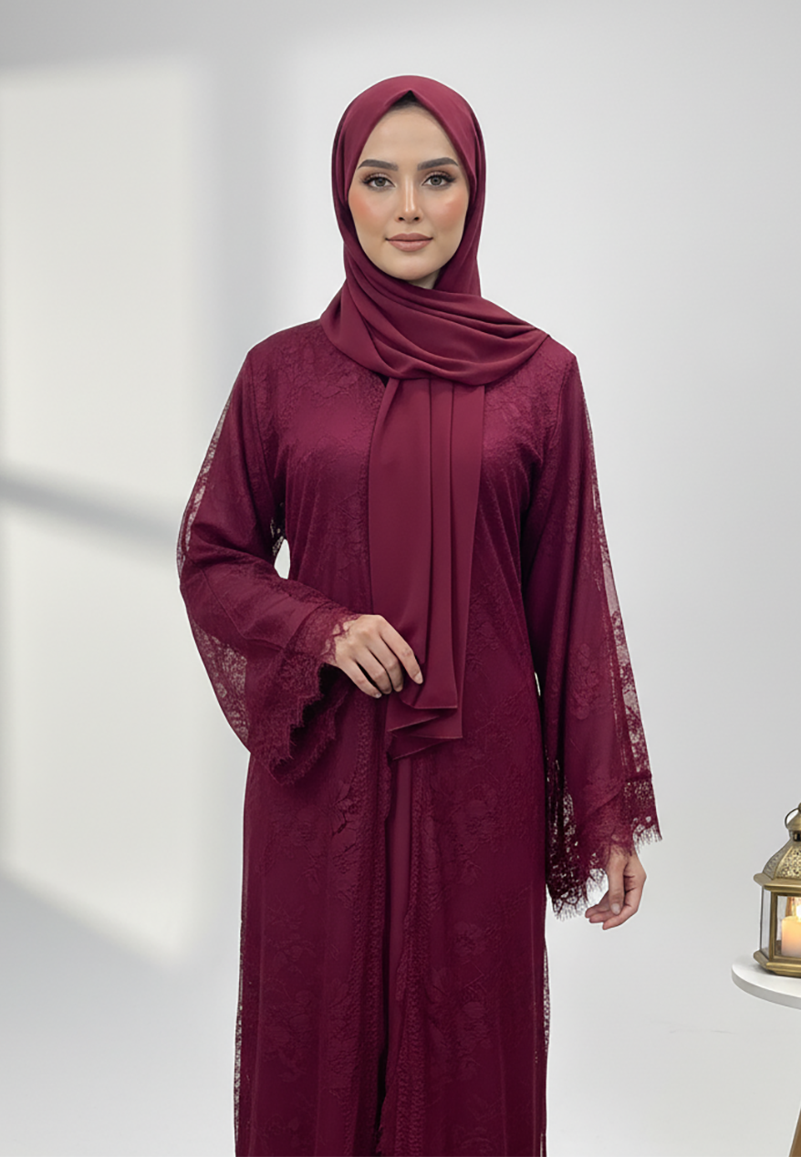 Dantil-Burgundy-Abaya-with-Nida-inner-lining-846