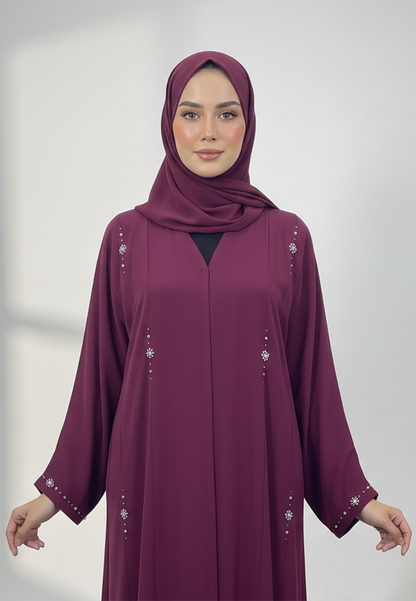 Dania-Scattered-Bead-Abaya-–-Nida-Fabric-855
