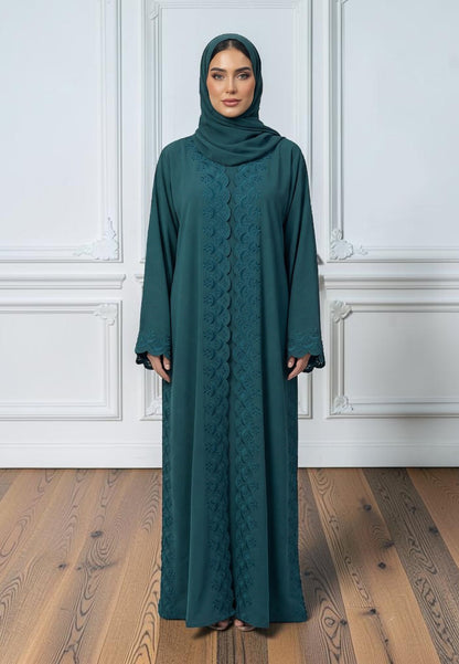 Scalloped-Embroidery-Open-Abaya-|-Nida-Fabric-866