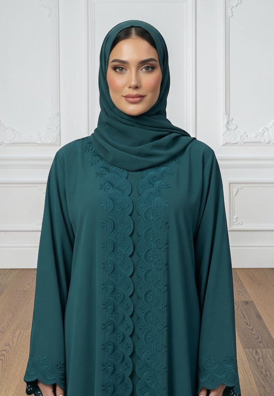 Scalloped-Embroidery-Open-Abaya-|-Nida-Fabric-866