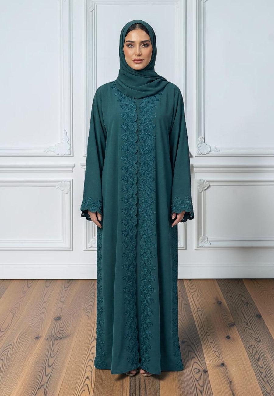 Scalloped-Embroidery-Open-Abaya-|-Nida-Fabric-866