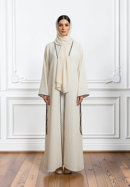 Scalloped-Elegance-Open-Abaya-|-Nida-Fabric-873