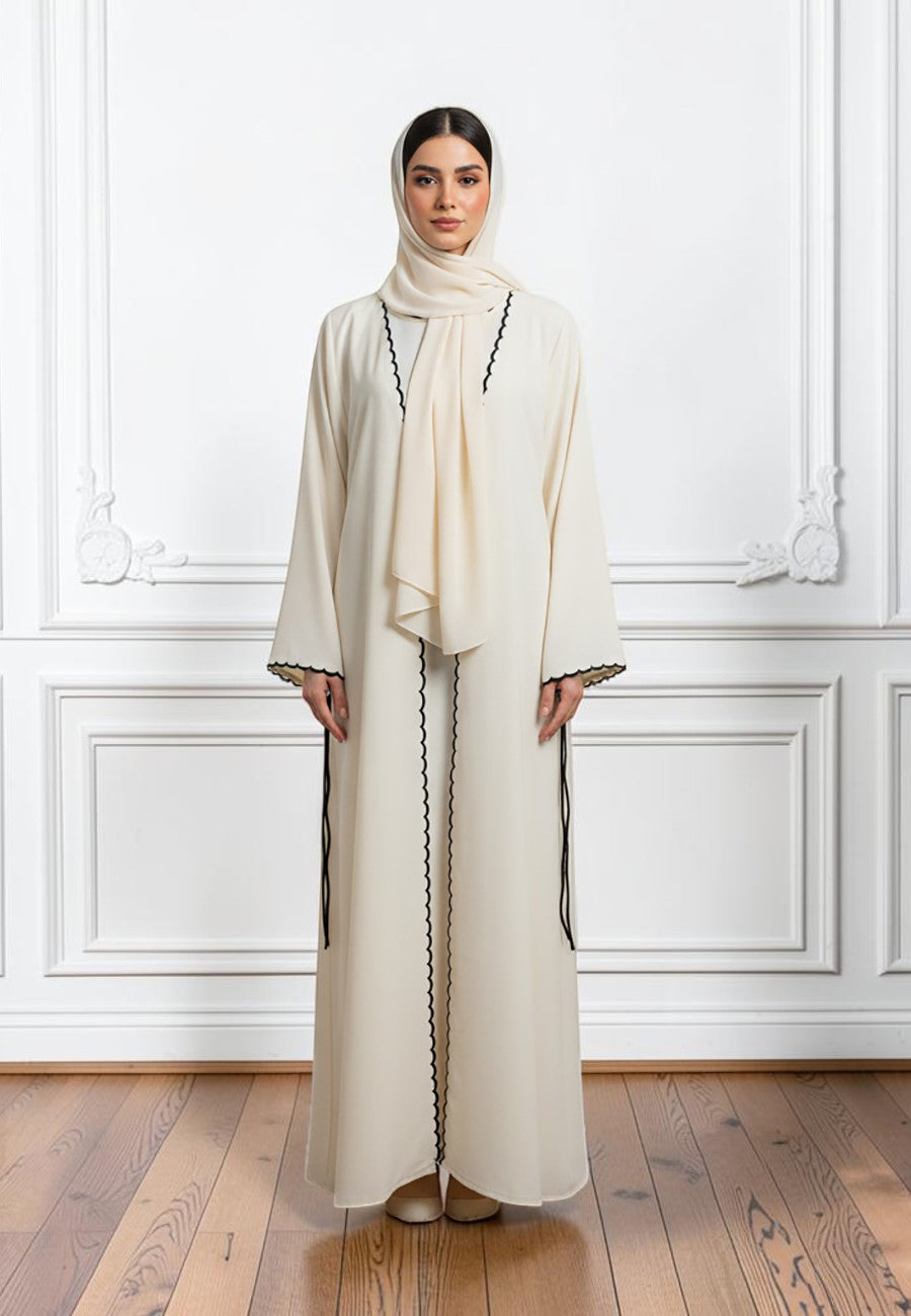 Scalloped-Elegance-Open-Abaya-|-Nida-Fabric-873