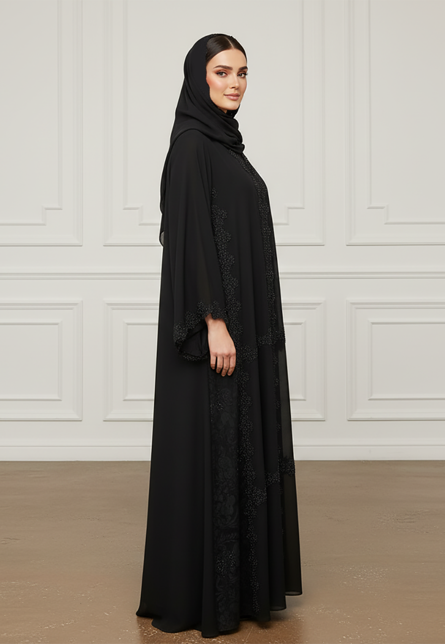 Hanan-Intricate-Beaded-Lace-Abaya-–-Premium-Nida-Fabric-875