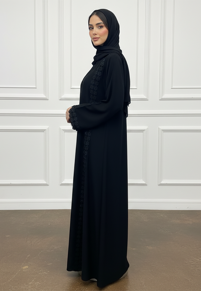 Lace-Embroidered-Open-Abaya-877