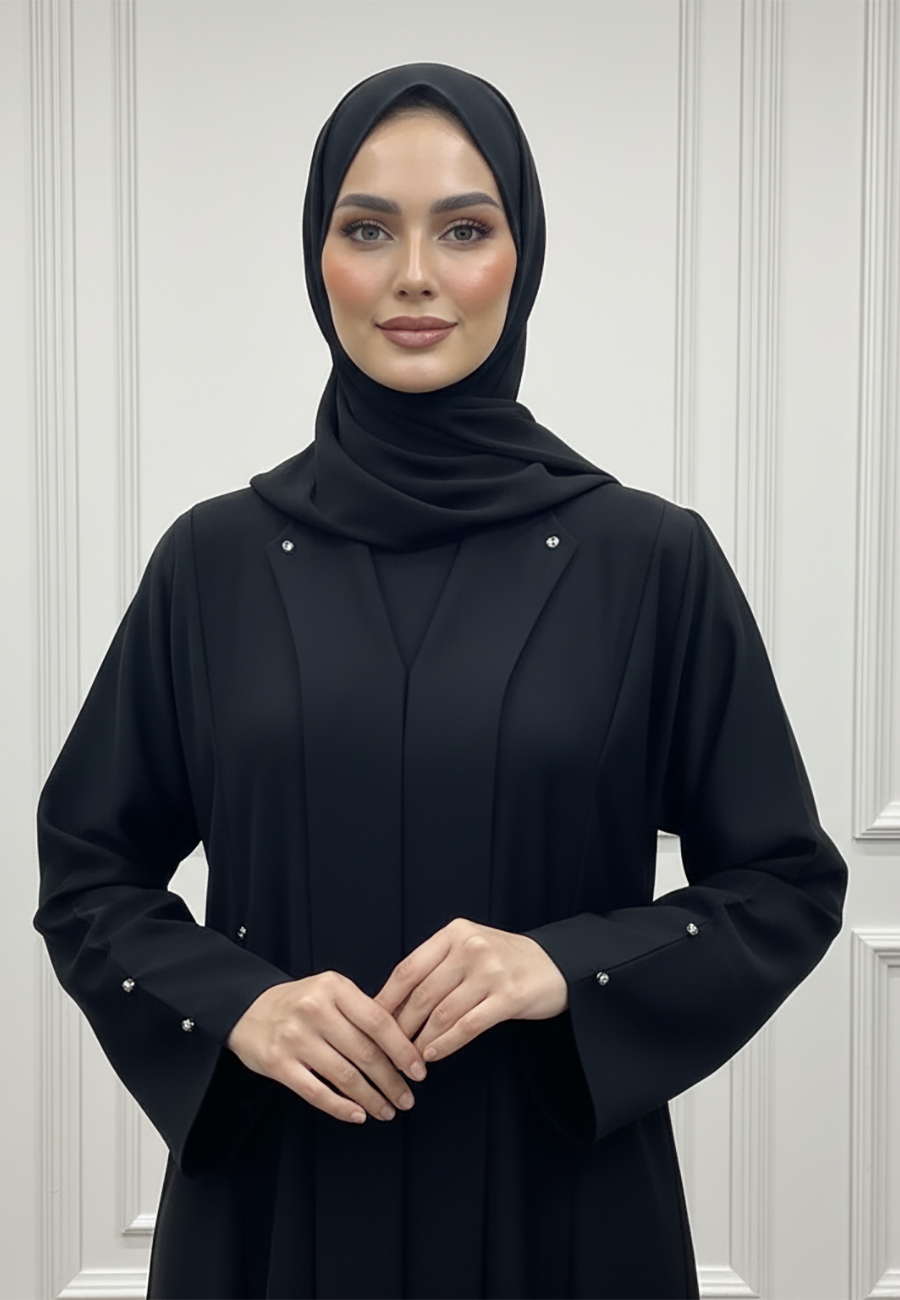 Classic-Tailored-A-Line-Abaya-899