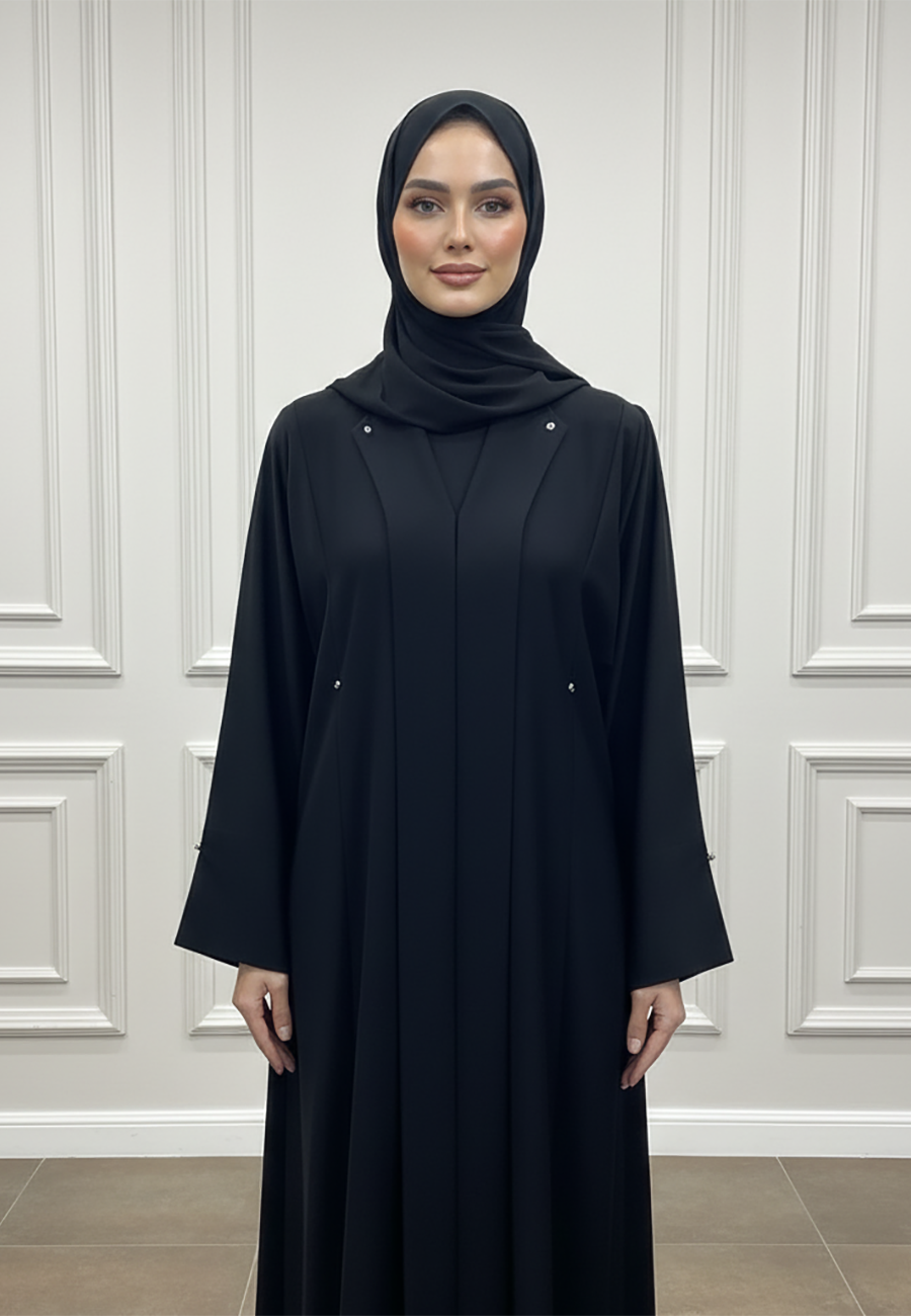Classic-Tailored-A-Line-Abaya-899