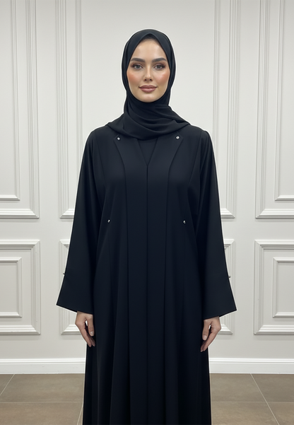 Classic-Tailored-A-Line-Abaya-899