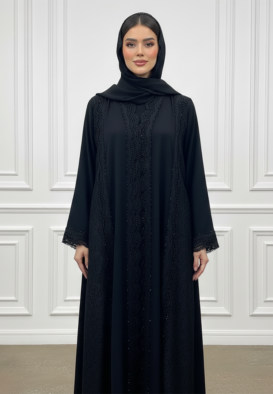 Elegance-Embroidered-Lace-Abaya-901