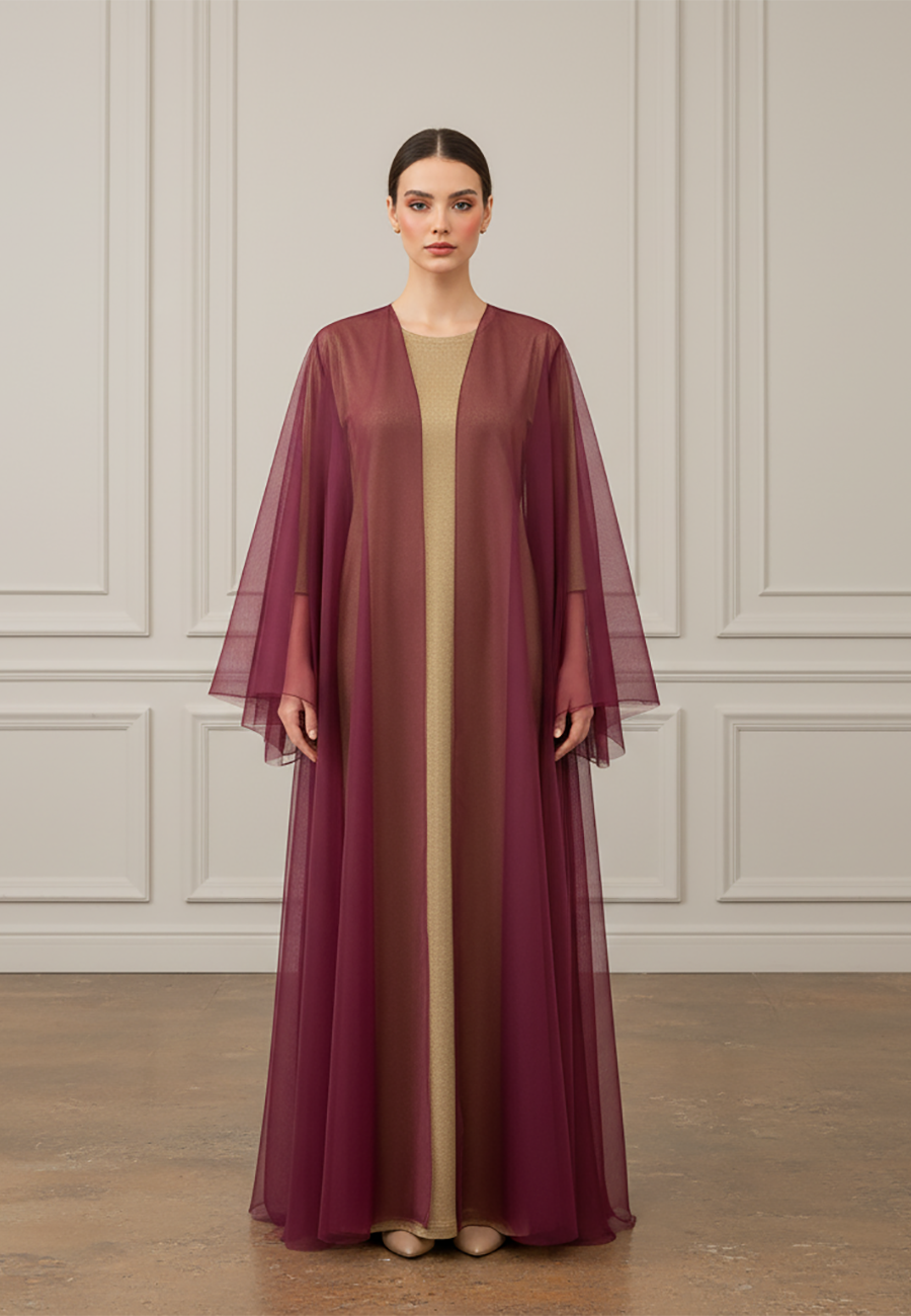The-Royal-Garnet-Tulle-Abaya-905