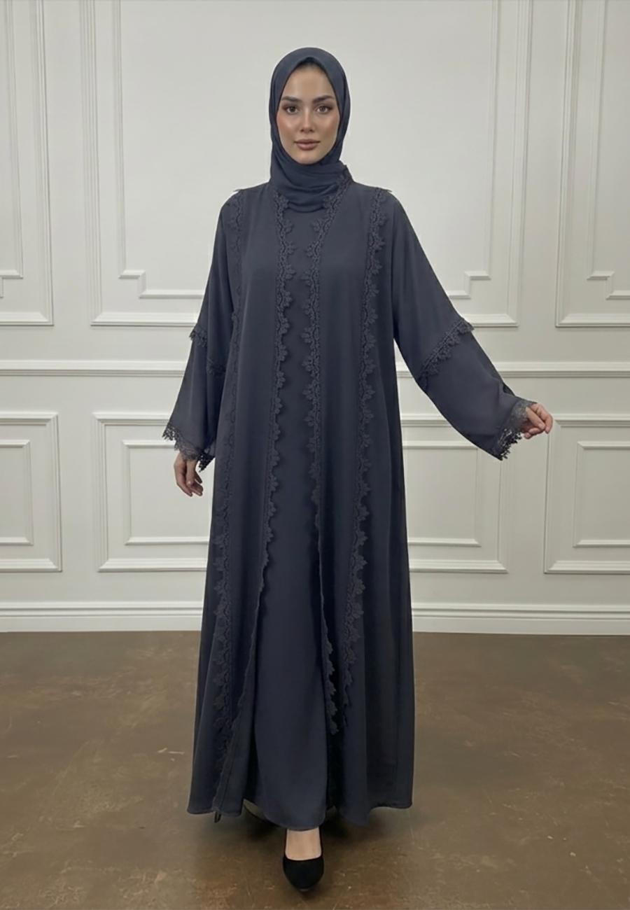 Tiered-Crochet-Lace-Abaya-|-Nida-Fabric-912