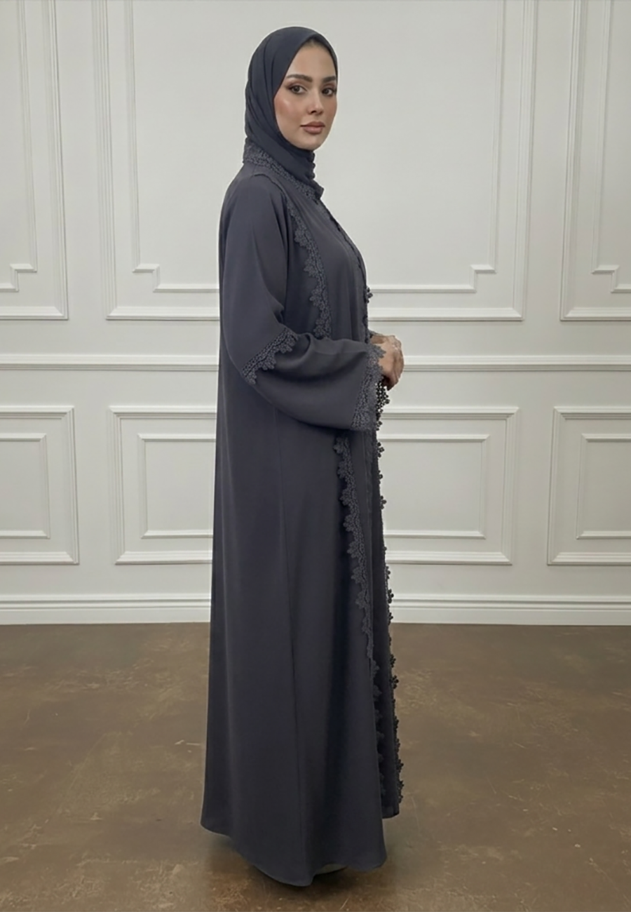 Tiered-Crochet-Lace-Abaya-|-Nida-Fabric-912