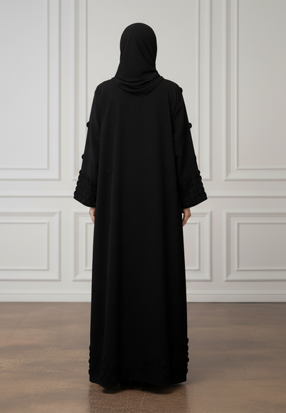 Raised-Circle-Textured-Abaya-|-Nida-Fabric-927