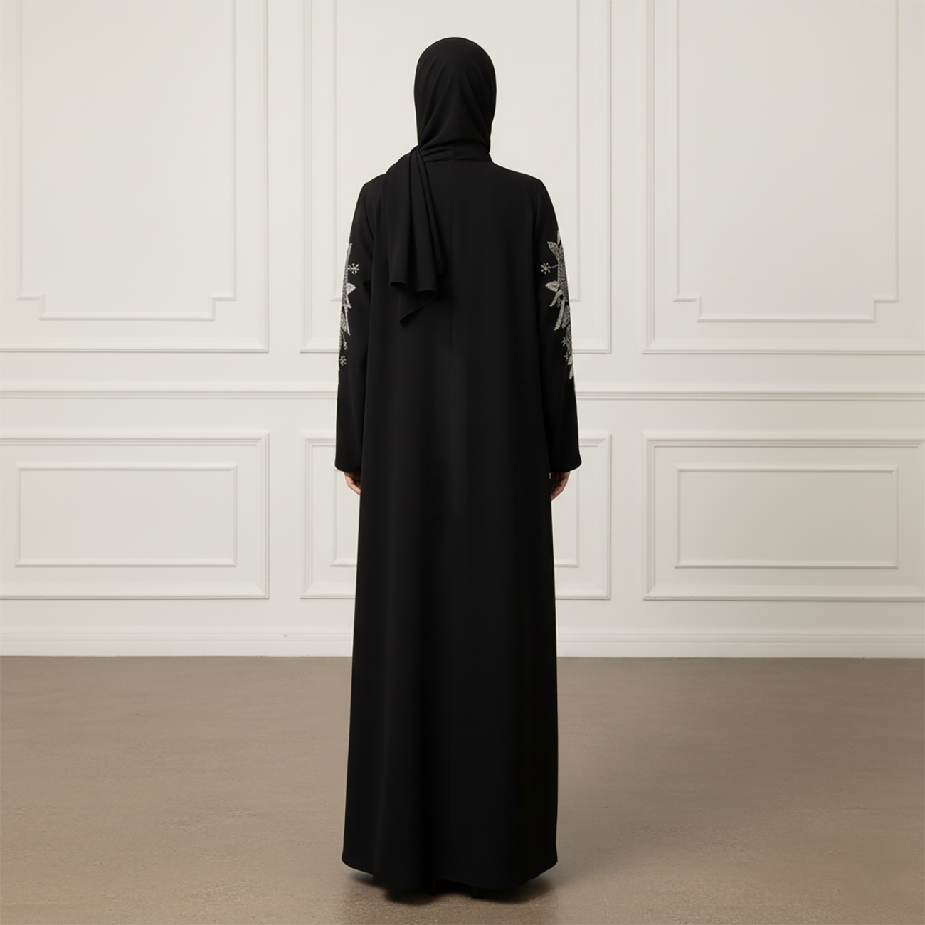 Botanical-Sleeve-Abaya-–-Nida-Fabric-944