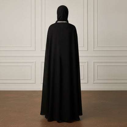 Embroidered-Cape-Abaya-–-Crepe-Fabric-945
