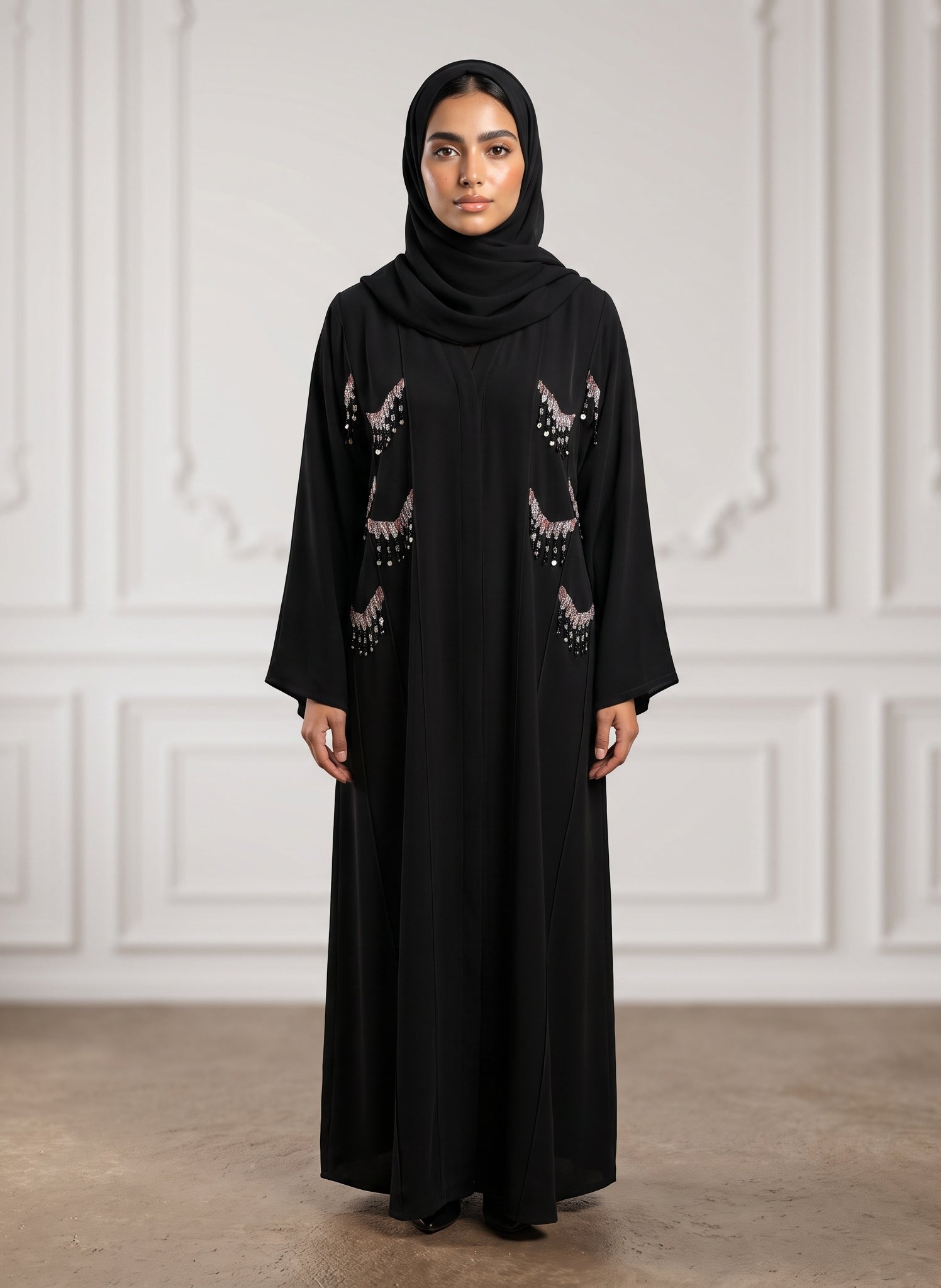 Sequined-Fringe-Panel-Nida-Abaya-951