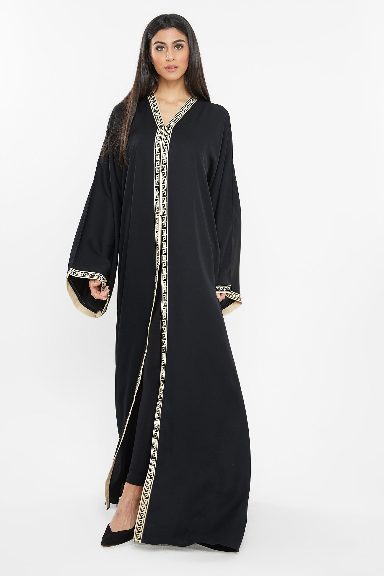 Black-Lace-Abaya-reimagines-classic-modesty-with-a-whisper-of-modern-sophistication.-AJ103A