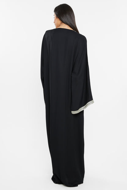 Black-classic-Abaya-AJ123A