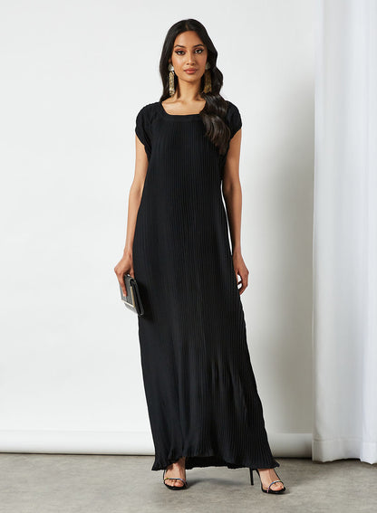 Box of 12 | Wholesale Pleated  Inner Dress |Available in various colors & Sizes | Nida Fabric-AJ1825ID