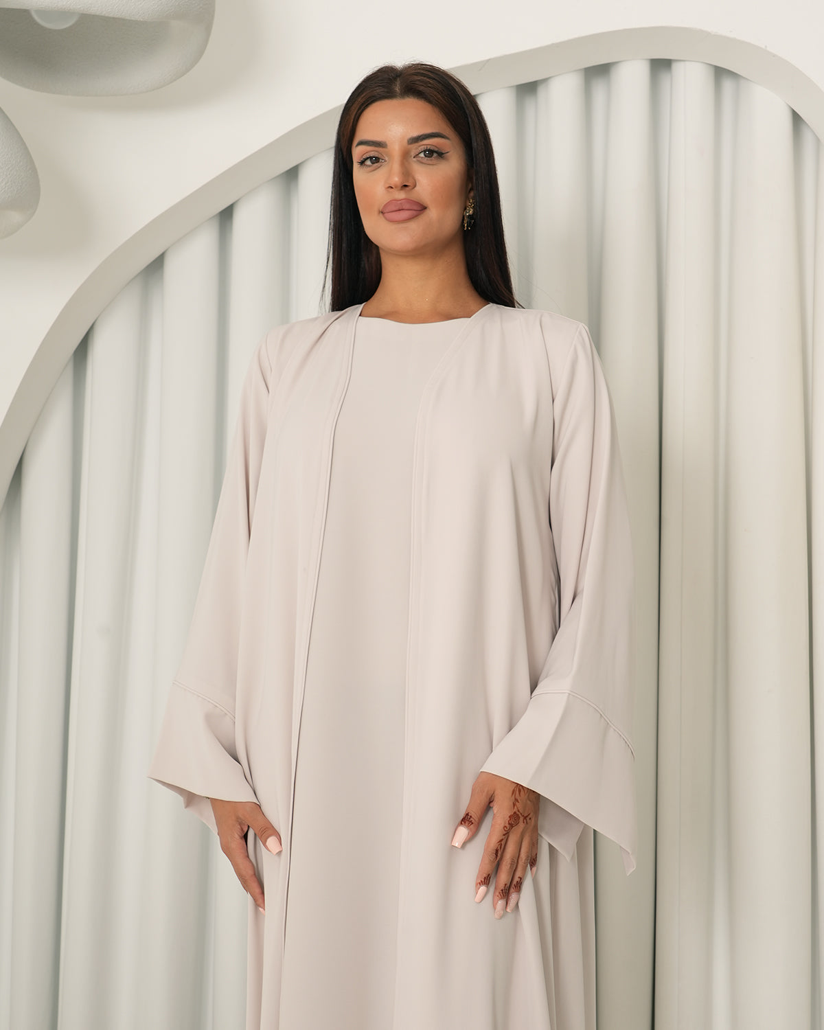 Premium Nukhbaa abaya-N129A-N129A