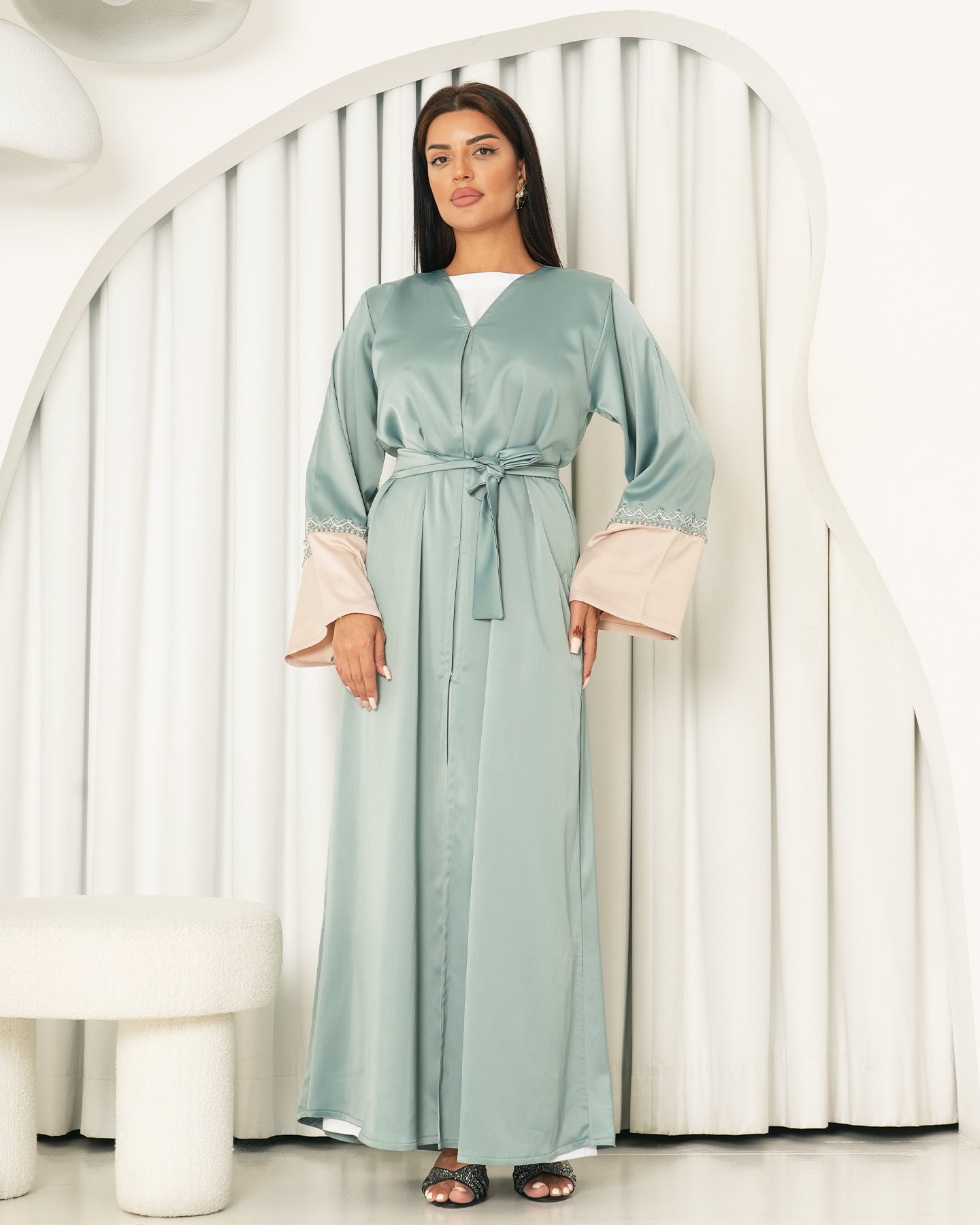 Premium Nukhbaa abaya-N130A-N130A