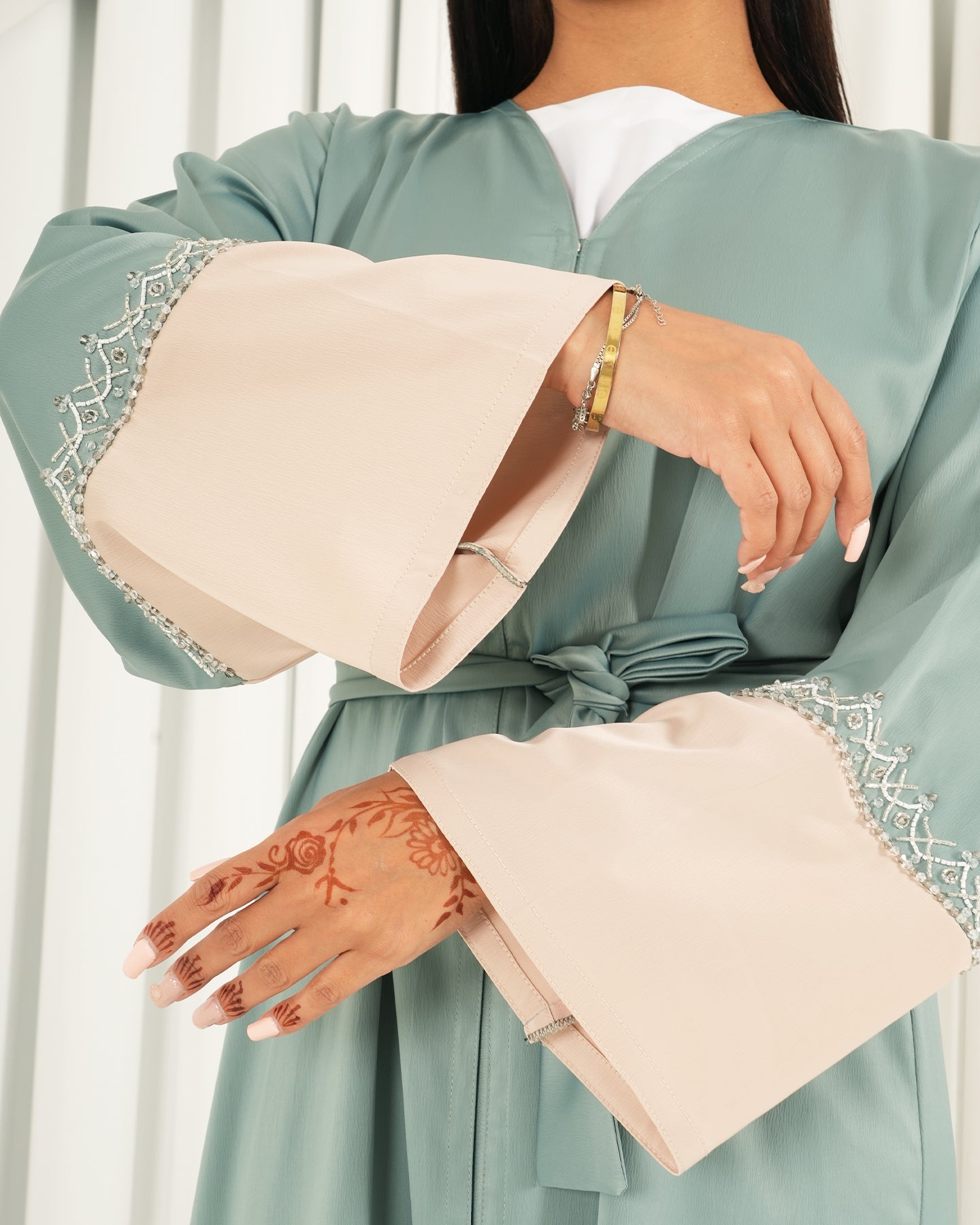 Premium Nukhbaa abaya-N130A-N130A