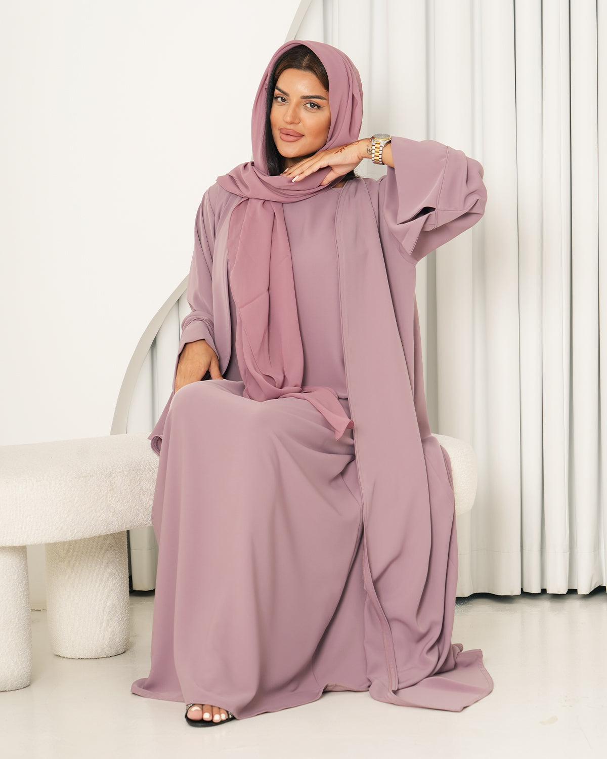 Premium Nukhbaa abaya-N131A-N131A