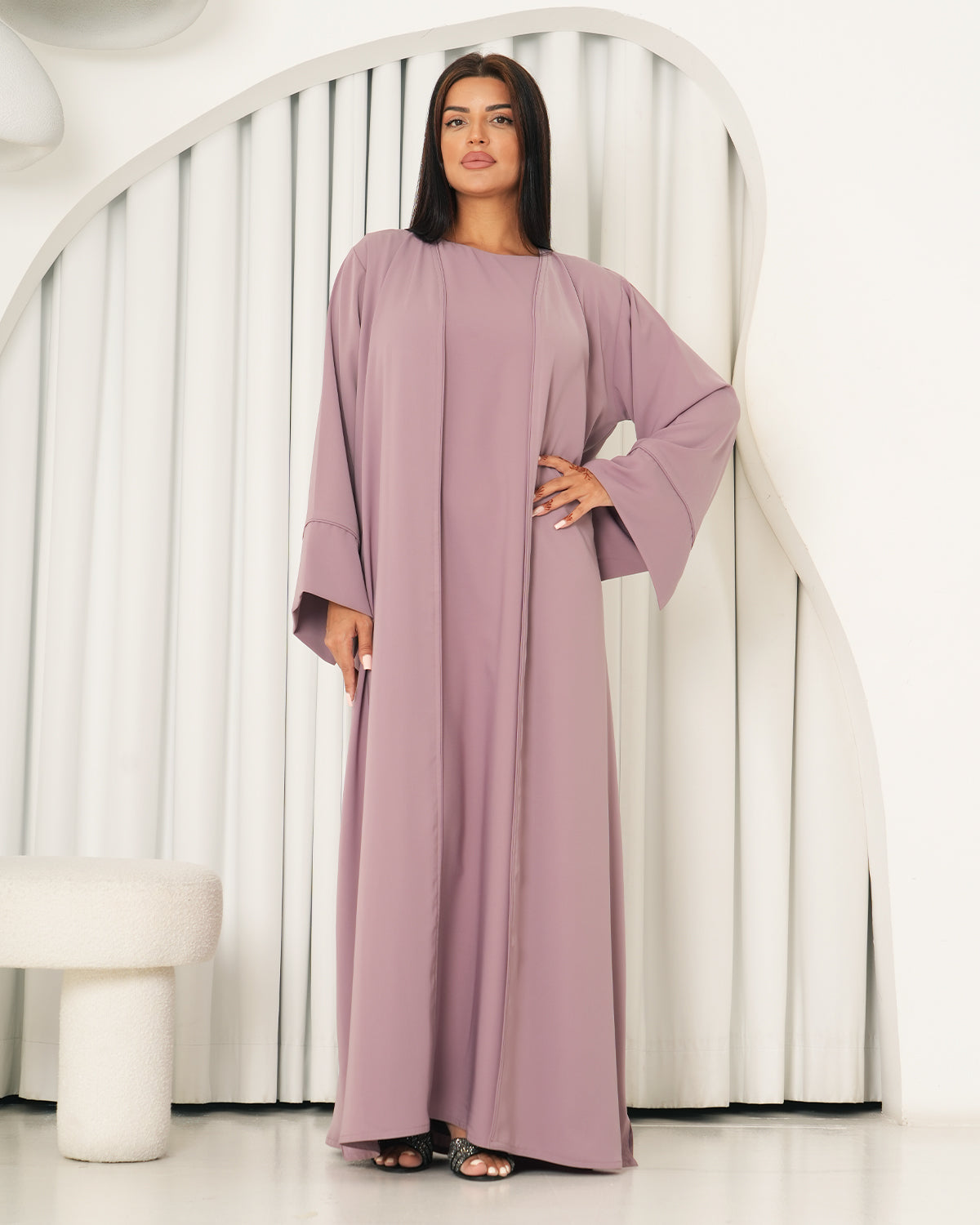 Premium Nukhbaa abaya-N131A-N131A