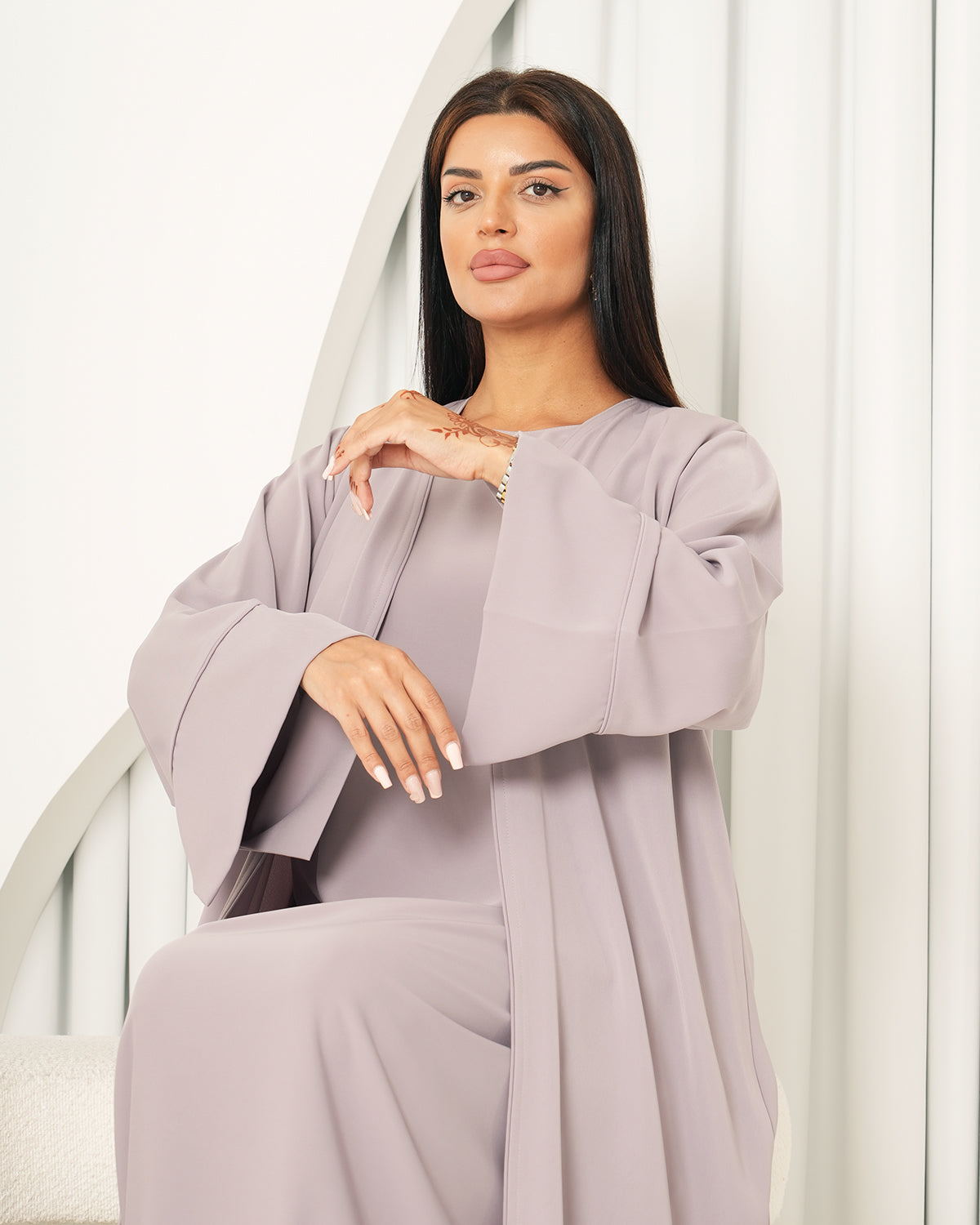 Premium Nukhbaa abaya-N132A-N132A