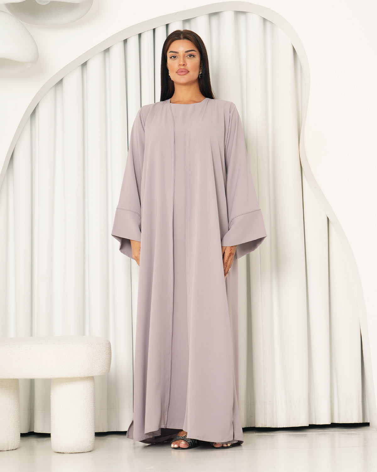 Premium Nukhbaa abaya-N132A-N132A