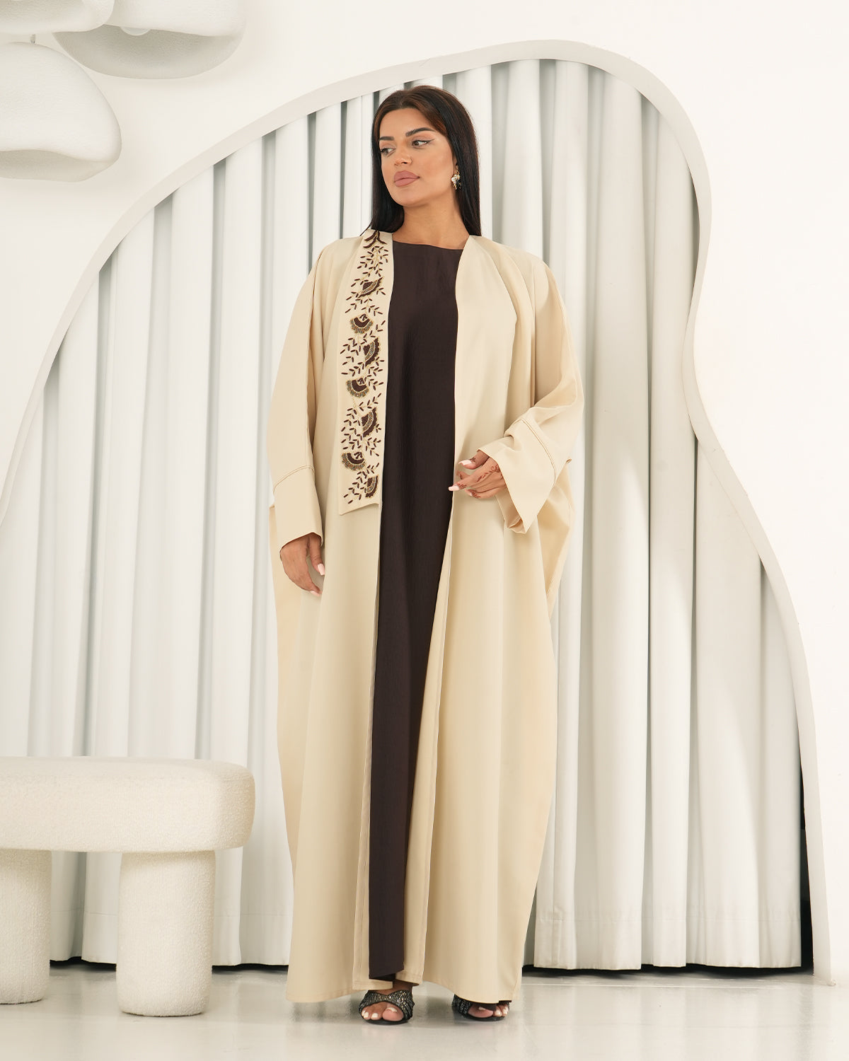 Premium Nukhbaa abaya-N141A-N141A