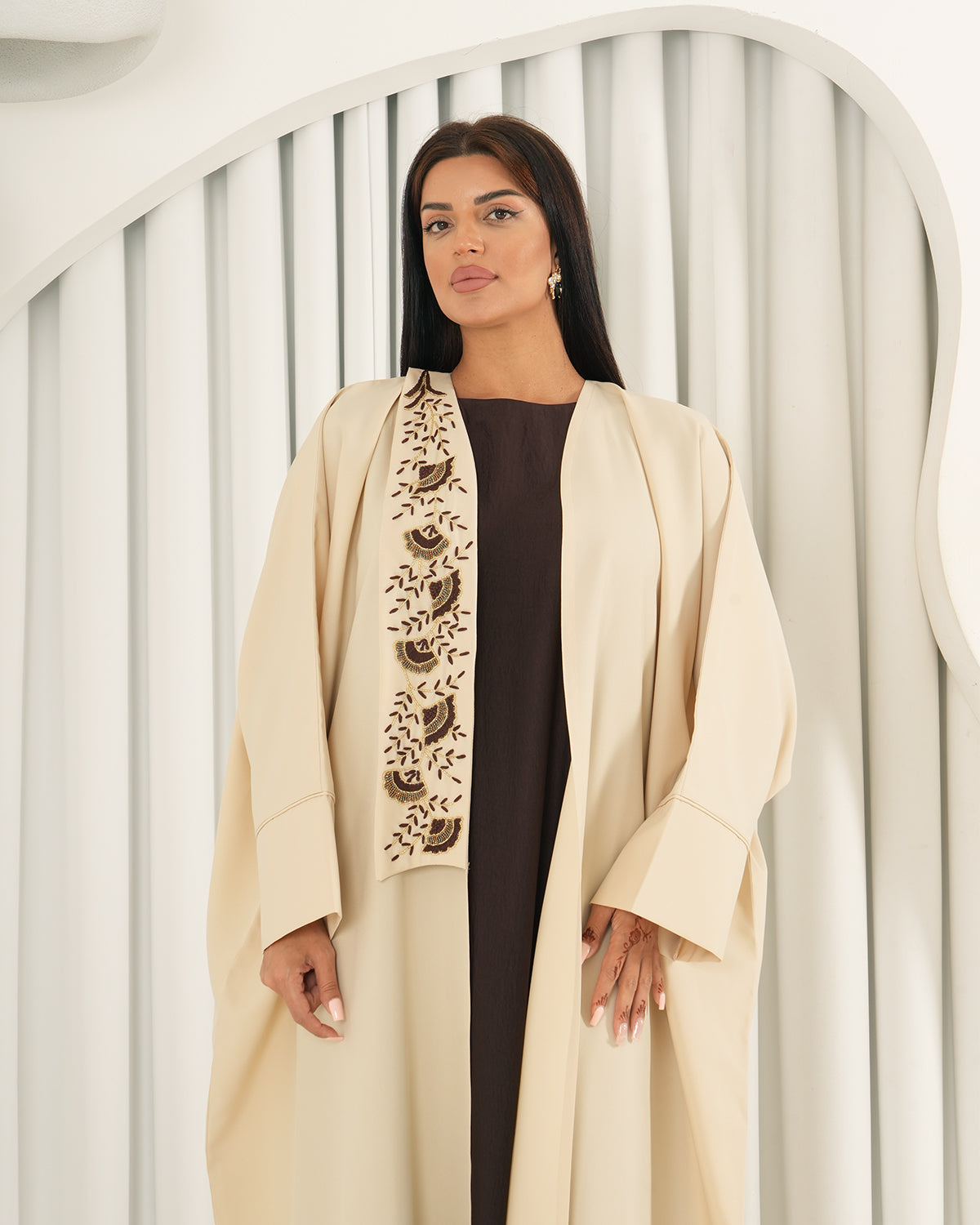 Premium Nukhbaa abaya-N141A-N141A