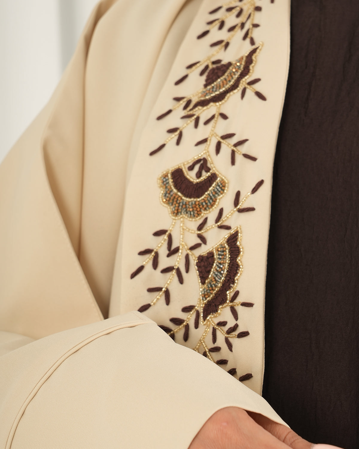 Premium Nukhbaa abaya-N141A-N141A