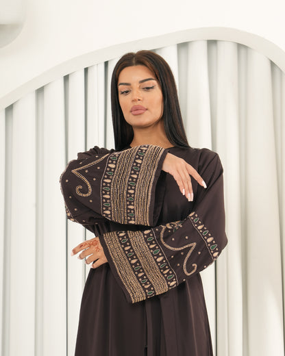 Premium Nukhbaa abaya-N142A-N142A