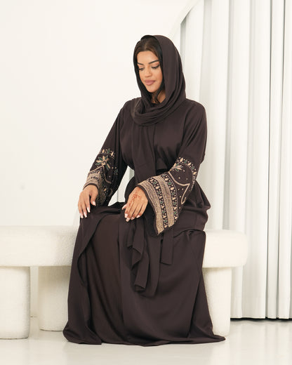 Premium Nukhbaa abaya-N142A-N142A