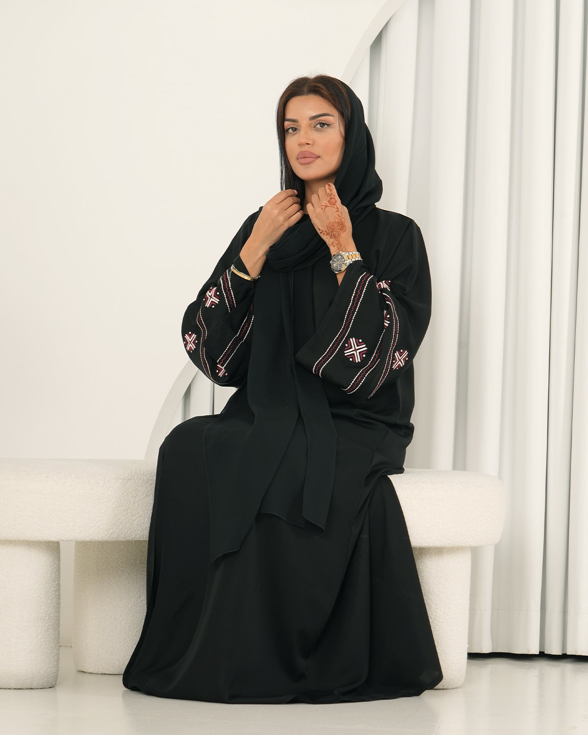 Premium Nukhbaa abaya-N146A-N146A