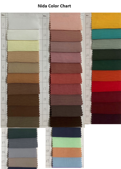 Box of 12 Abaya | Wholesale |  Available in various colors & Sizes | Nida Fabric-807
