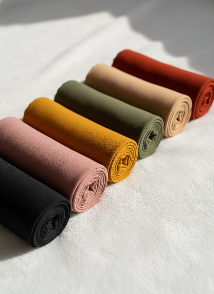 Box of 12 | Jercy Hijab | Available in various colors & Sizes |Jercy Fabric-H1-JERCY