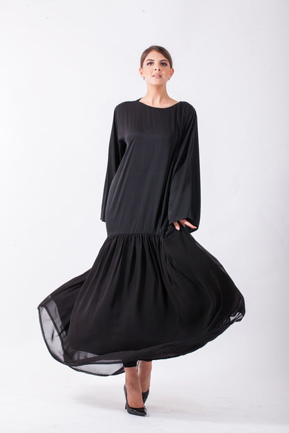 Black maxi dress - AJ1469A-AJ1469A