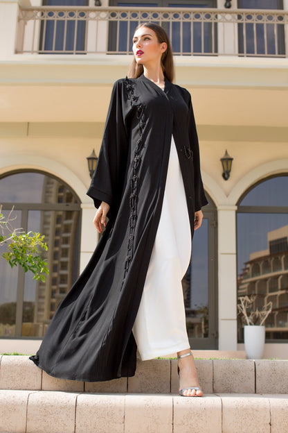(AJ1667A) Naira embroidered abaya