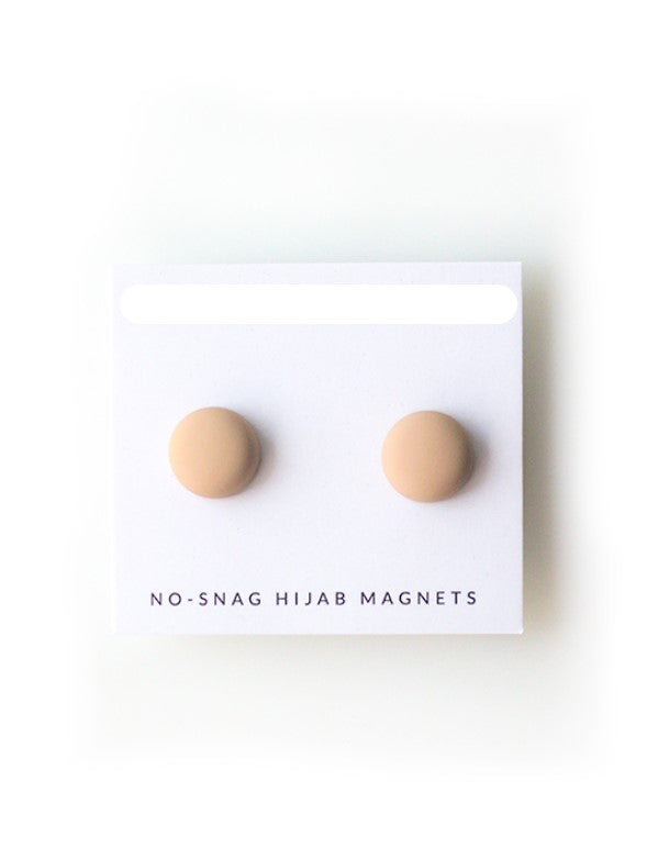 Magnetic snap hijab pin- Nude Matte