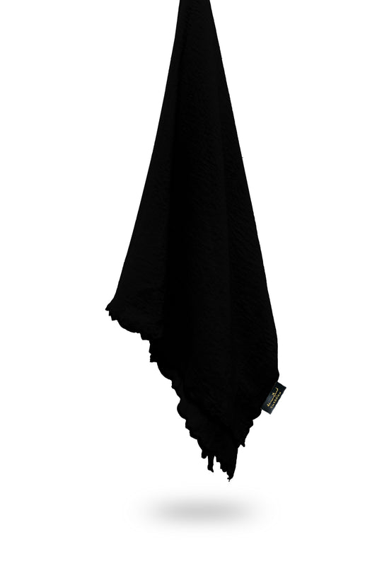 Hareer Maqsood hijab with embroidery along the edges