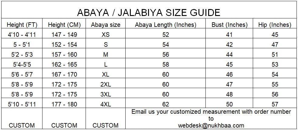 (AJ1668A) Tassle front abaya